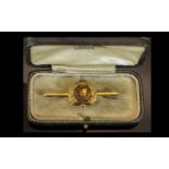 London Rifle Brigade 15ct Gold and Enamel Set Brooch/Medal - South Africa 1900 - 1902 Marked 15ct