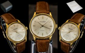 International Watch Co Schaffhausen Gents 18ct Gold Automatic Wrist Watch. c.1975, With Seconds