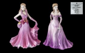 Two Coalport 'Ladies of Fashion' Figurines, 'Julie' and 'Dorothy', measure 8" tall,