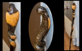 Decorative Snake Walking Cane,