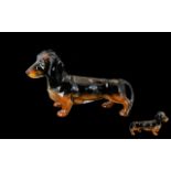 Beswick Dachshund, measures 9" length x 5" tall.