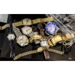 Collection of Fashion Watches, including Saga Gents watch with bracelet strap,