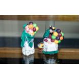 Royal Doulton Figures (2) - , The Old Balloon Seller H.N 2129, The Balloon Seller H.N 2130.