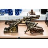 Collection of Detailed Scratch Built Model Cannons, by Jack and Jim Bird,