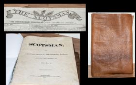 Large Antique Book 'The Scotsman' Political & Literary Journal 1826. Volume X.
