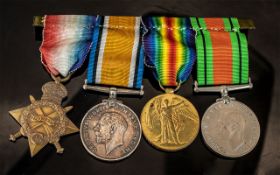 WWI and WW2 Military Set of Medals awarded to J 64381 AW MYLES A B R W comprising 1.