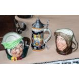 Two Toby Jugs, Royal Doulton 'Sairey Gamp' and 'Friar Tuck' No. 862066, both approx. 6'' tall,