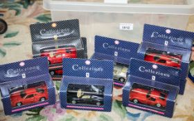 Collection of Eight Collezione Die Cast Model Cars, all in unopened original boxes,
