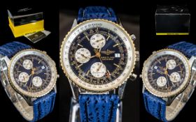 Breitling Navitimer Automatic Multi-Dial Chronograph Gents Wrist Watch. Model No D13022.