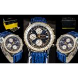 Breitling Navitimer Automatic Multi-Dial Chronograph Gents Wrist Watch. Model No D13022.