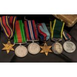 WWII Collection of Military Medals etc awarded to 885224 SJT FC Larence RA 1.