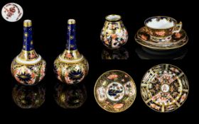 Royal Crown Derby Collection of Imari Pa