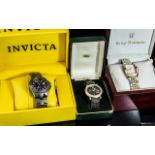 Gents Invicta Watch. In Original Box. Automatic and Water Resistant, With Extra Links.