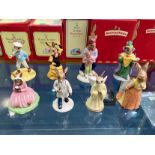 Collection Of 8 Royal Doulton Bunnykins - To Include 'Polly,' 'Don't Let Go,' 'Juliet,' 'Angel,