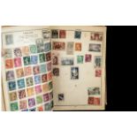 Stamps Interest World - Commonwealth collection in four well filled albums, old triumph albums,