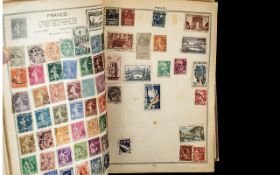 Stamps Interest World - Commonwealth collection in four well filled albums, old triumph albums,