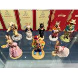 Collection Of 8 Royal Doulton Bunnykins - To Include 'Clarence The Clown,' 'Summer Lapland,