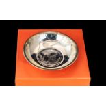Queen Elizabeth II Silver Jubilee Dish Limited Edition Number 434 - Weight 67.6 grams.