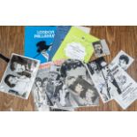 Pop Music Autographs on Photos, Programmes etc.