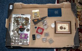 Quantity of Coins, including collectible 50p pieces, Canadian silver 5 Dollars, Decimal Coin Set,