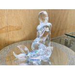 Swarovski Interest. ' Mermaid ' Figure With Certificate, Outer Box and Inner Box.