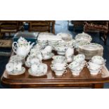 Large collection of Royal Worcester Arcadia - to include- 16 large dinner plates, 10 small bowls,