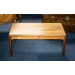 Mid Century Teak Coffee Table by Nathan, lovely warm colour, measures 36" wide x 21" deep x 16.