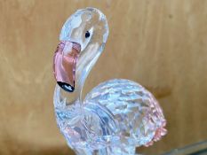 Swarovski Interest. Pink Flamingo. With Box, Certificate and Outer Box. A 7670 NR 000 003.