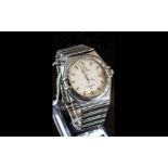 Omega - Constellation Stainless Steel Gents Wrist Watch. Ref No 5709 1807 - Marked to Back Cover.
