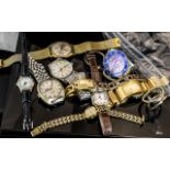 Collection of Fashion Watches, including Saga Gents watch with bracelet strap, Sekonda Gent's