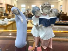 Lladro Religious Figurines. Comprises 1/ The Virgin Madonna, Model No 010.04534. 2/ Boys Choir.