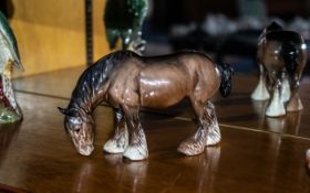 Beswick Horse. Stamped to Base, Approx 6 by 9 Inches. Model No 1954.