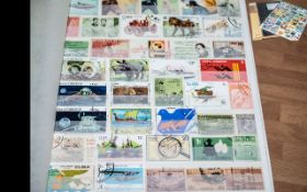 Two Stamp Albums, stock stamps, Bulgaria, Cuba, Czechoslovakia, Poland, USSR. etc.