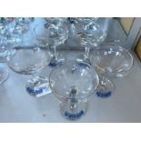 Collection of Six Vintage Babycham Glasses, all in good condition,