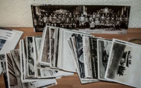 Large Quantity Of Original Early Photo Lifeboat's Postcards Circa 1930's to 1950's.