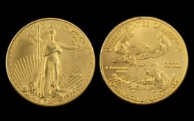 United States of America 50 Dollars Gold Eagle - Date 2001. Mint Condition.