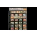 Stamps Interest French colonies collection on 6 full hagners from 1890's upto 1930's mainly u/mint,