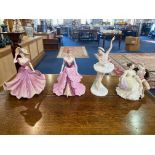 Collection of Coalport Figures.