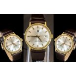Tissot Visodate Automatic Seastar Seven Gents 18ct Gold Plated Wrist Watch circa 1960's movement