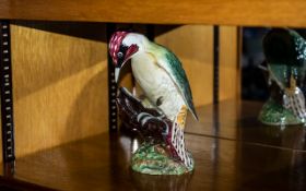 Beswick Woodpecker. Stamped to Base. In Very Good Condition, No Chips, Cracks etc. Model No 1218.