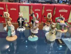 Collection Of 8 Royal Doulton Bunnykins - To Include 'Once Upon A Time,' 'Deuce,