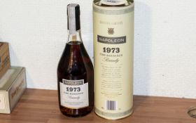 A Bottle of Napoleon 1973 Fine Bordeaux Brandy