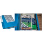 A Folder Containing a Collection of Cup Final Football Programmes,