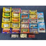 A Collection of Model Buses to include, K-15 Super Kings, Dinky Die Cast Routemaster bus,