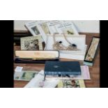 Mixed Lot To Include - Dress Watch, Two Simulated Pearl Necklaces, A One Pound Bank Note,