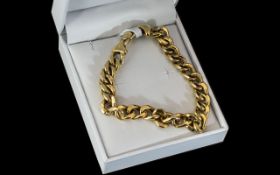 Ladies 9ct Gold Bracelet. Hallmarked for 9ct Gold. Length Approx 8 Inches. Weight Approx 11.7 Grams.