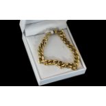 Ladies 9ct Gold Bracelet. Hallmarked for 9ct Gold. Length Approx 8 Inches. Weight Approx 11.7 Grams.