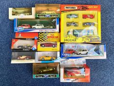 Collection of Die Cast Models, including Matchbox Jaguar box set, Corgi Mini Special Edition,