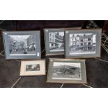 Collection of Four Limited Edition Prints of Preston by John Baron Nuttall,