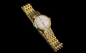 Ladies Gold Tone Sekonda Elite Watch. Water Resistant for 50 Metres. Ref 11073, Sapphire Swiss Make.